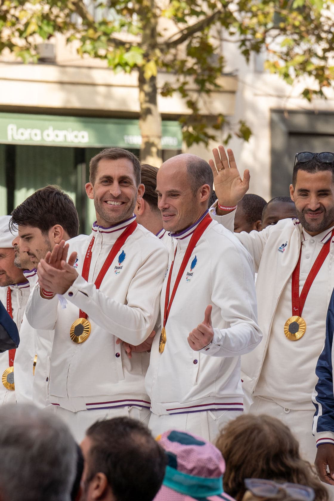 Joris Daudet et Martin Baron à la Parade des Champions
