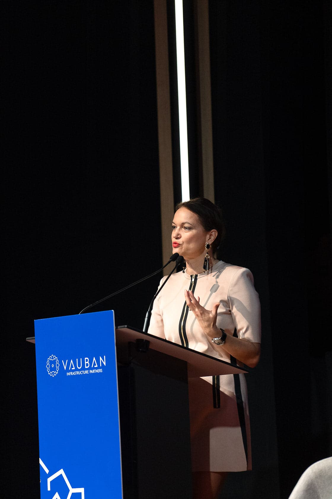 Gwenola Chambon, présidente de Vauban Infrastructure Partners, en keynote.