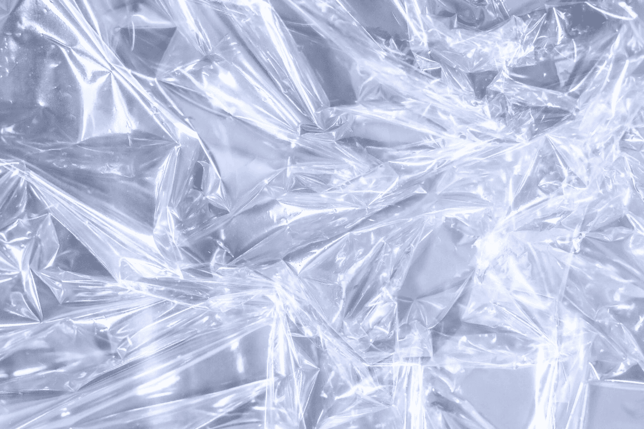Texture cristal transparent en gros plan